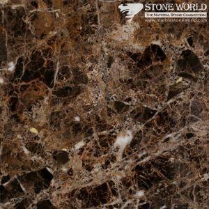 Bathroom illustrat Dark Emprador Irħam Madum Għall Flooring / Ħajt Turġien Irħam / Pass / Riser Lobby Tile Floor (MT066)
